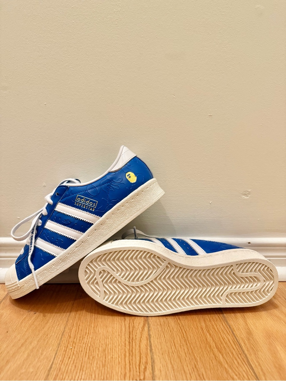 adidas Superstar Vintage - Bape Blue White JR2702